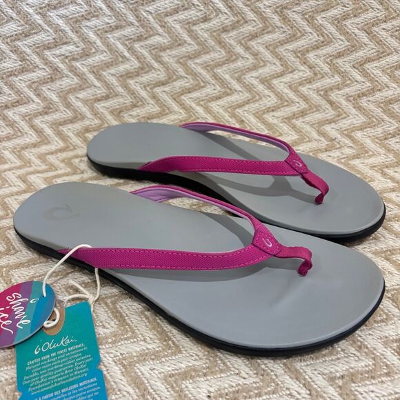 Olukai Ho’opio Flip Flop Sandals NWT - Picture 1 of 9